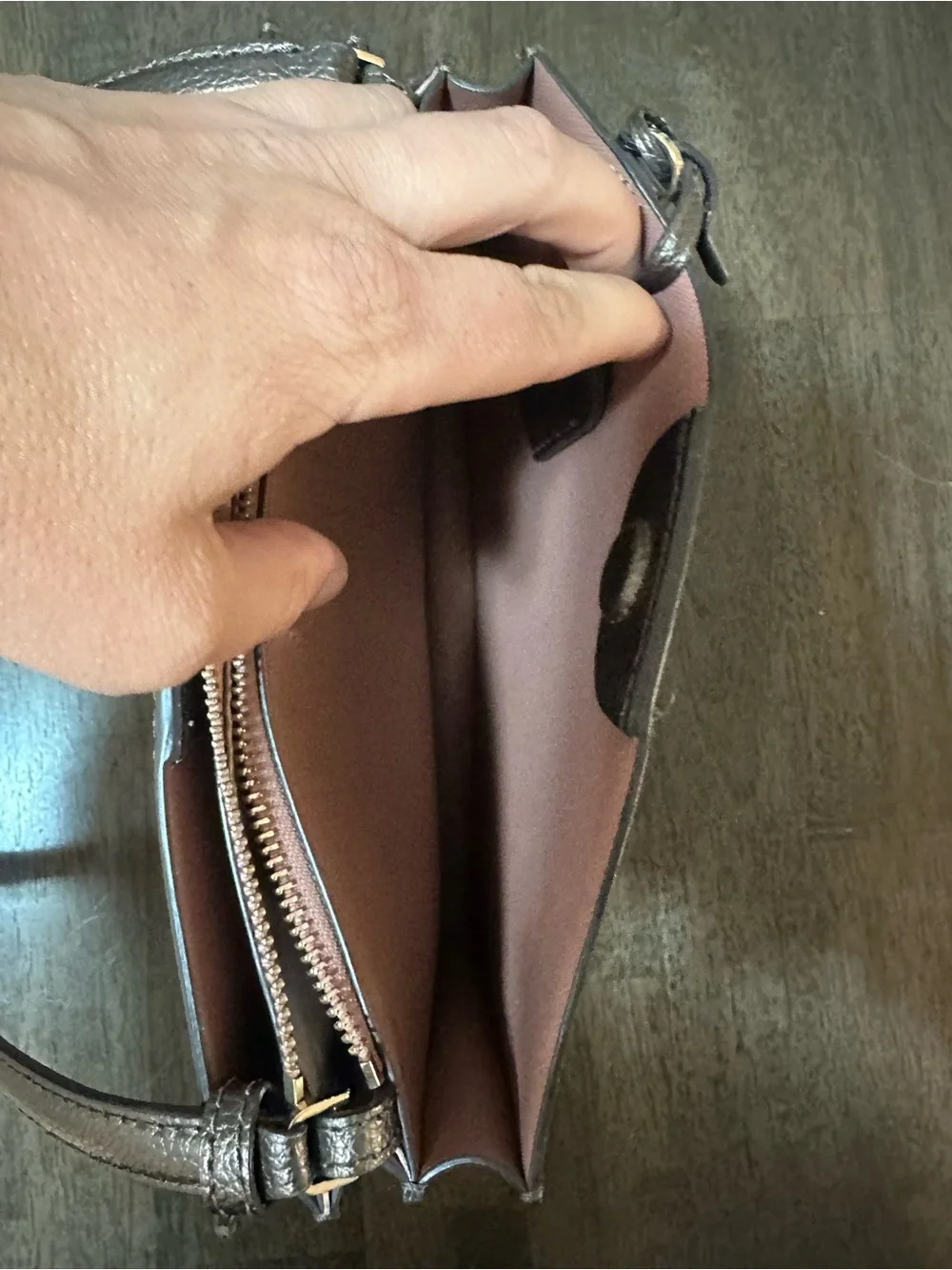 kate spade Brown Leather Crossbody Bag